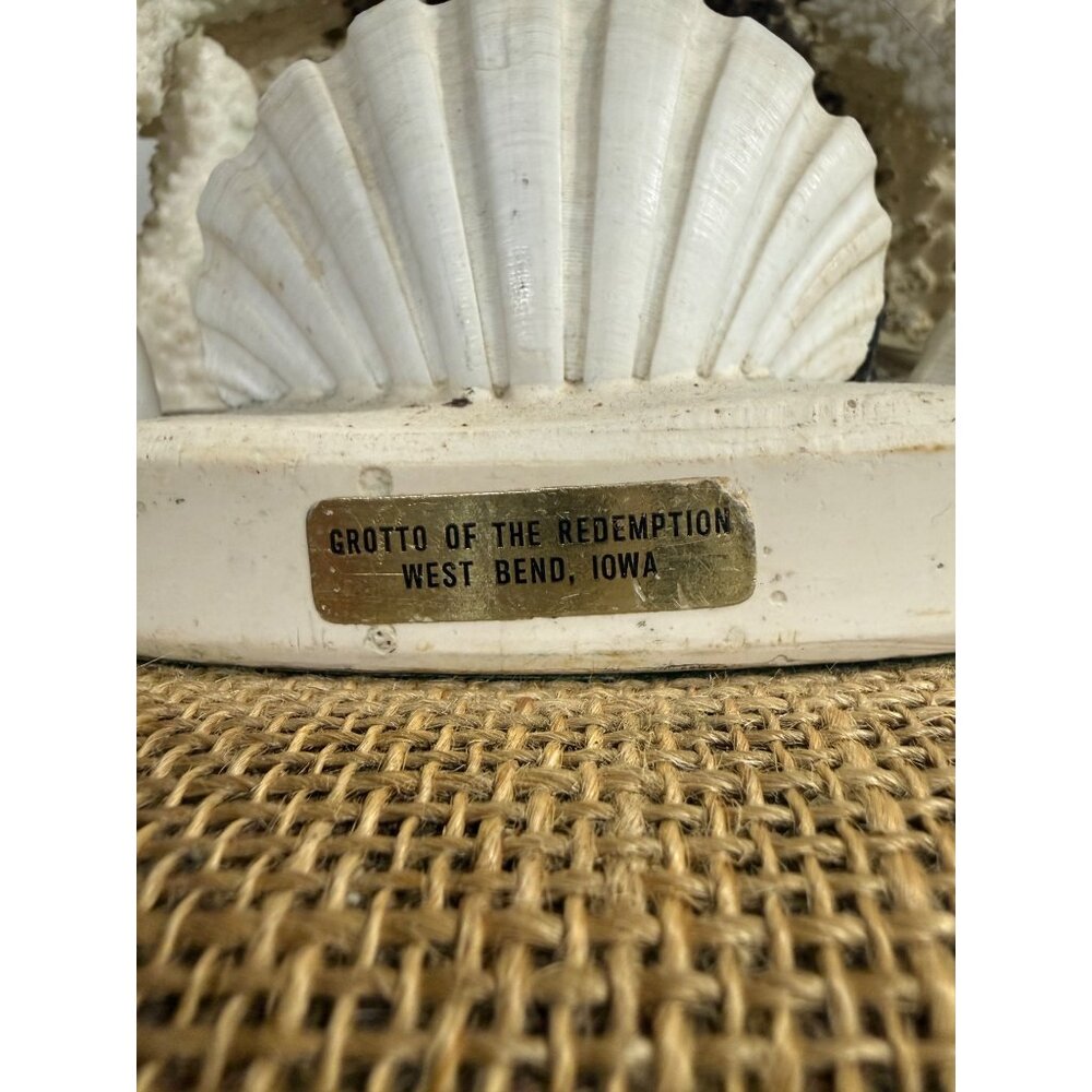 Vintage Shell Starfish Coral Crucifix light Grotto Of Redemption West Bend Iowa - Picture 6 of 16